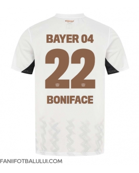 Bayer Leverkusen Victor Boniface #22 Tricou Fotbal Replică 2024-25 Barbati Deplasare